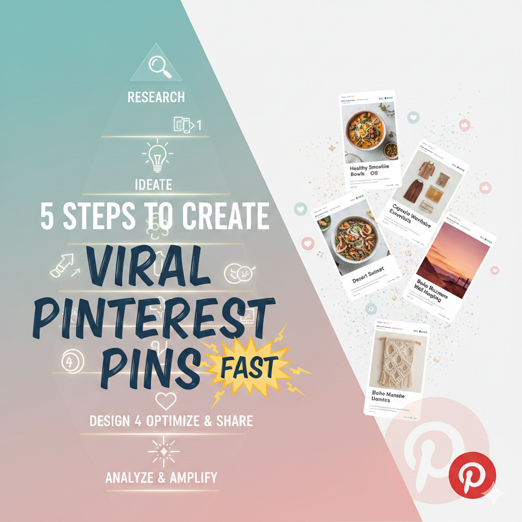 5 Steps to Create Viral Pinterest Pins Fast thumbnail